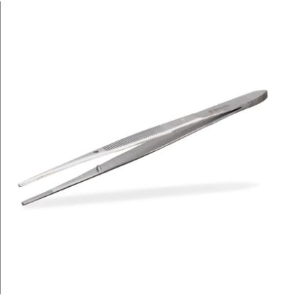 FORCEPS DISSECTING IRIS N/T 4" (10CM) X 50 DISPOSABLE S/S