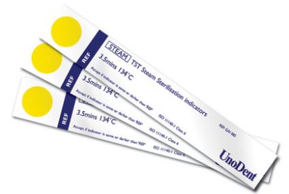 Autoclave TST Indicator Strip (Unodent) 134C/3.5 Mins x 100