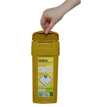 Eco Sharps Bins + Lid - Yellow - Various Sizes Available