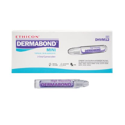 DERMABOND SKIN ADHESIVE TOPICAL HIGH VISCOs. MINI 0.36ML X12