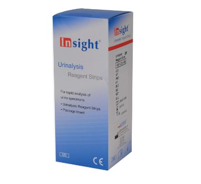 Test Strips Urinalysis (Insight) 8 Parameter x100 Clearance Expiry Date: 31/08/2024/