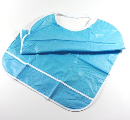 Bib Pvc Blue Velcro