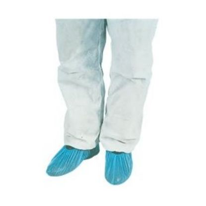 Overshoes Polythene 16" Blue x 100