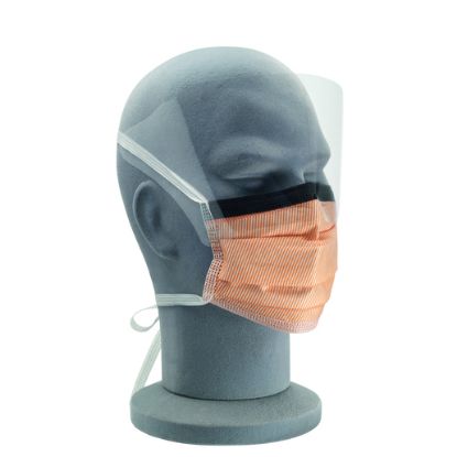 MASK FLUID SHIELD/VISOR 4 TIE X 25