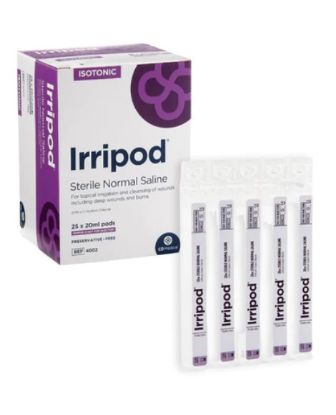 Irripod Sodium Chloride Normal Saline 0.9% 20ml x 25 Pods (OTC)