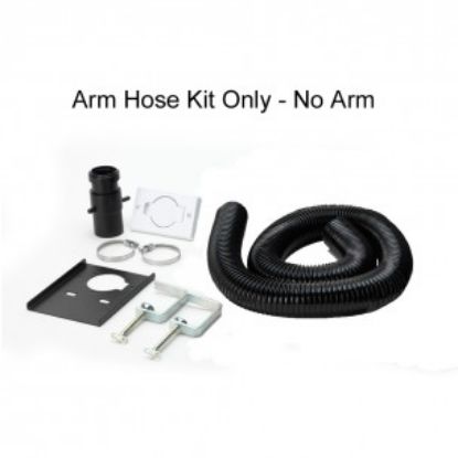 [MPVOV160-A1020181] Dust Extraction Unit White Arm Kit With Funnel Nozzle, Led Ring Light And Dc Power