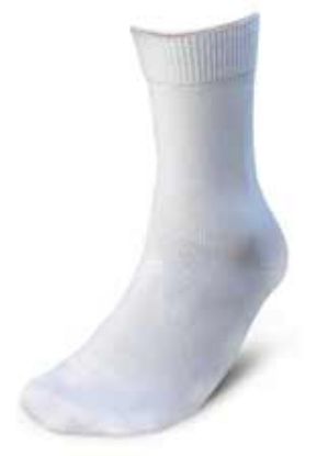 [MPS51701] Gel Sock Arthritic/Diabetic White Womens Size 6 Or Smaller (Silipos) x 1 Pair