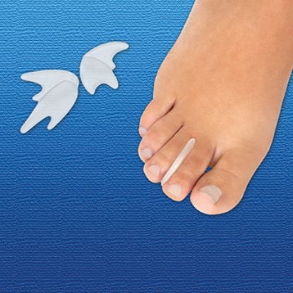 [MPS56512] Gel Toe Separators Antibacterial Large (Silipos) x 6