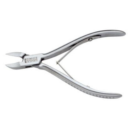 [MPTS10.227.50] Nipper Nail (15.5cm) Curved Blades Double Spring Locking Diamond Knurled Handles