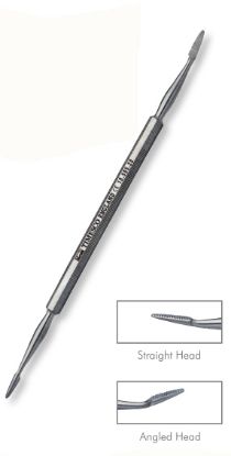 [MPTS10.595.20] Nail File Double Ended Medium Heads Straight/Angled, Medium Cut 6.25" x 1