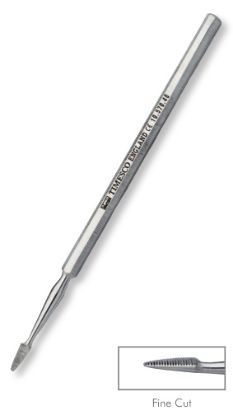 [MPTS10.570.40] Nail File Podiatry Medium Head Fine Cut 5.5"