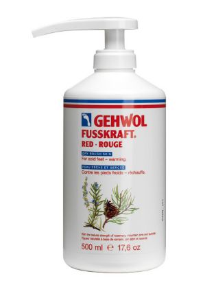 [MPGBGEH084D] Gehwol Fusskraft Red Dry Rough Skin x 500ml With Pump Dispenser (Professional Use Only)