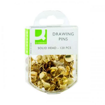 [MPMOKF02018Q] Drawing Pins Brass x 1200