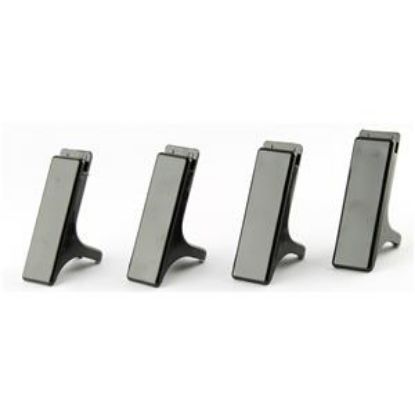 [MPQKF05565] Letter Tray Risers (Q-Connect) Executive Black x 4