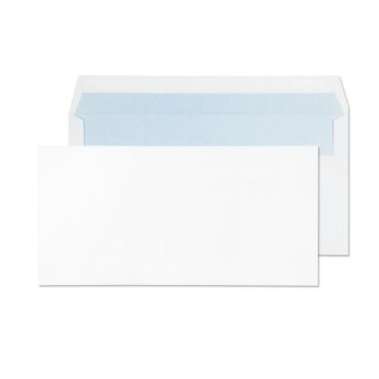 [MPQFL2882] Envelopes Wallet (Q-Connect) Dl Non-Window Self-Seal White 110 x 220mm 80gsm x 1000