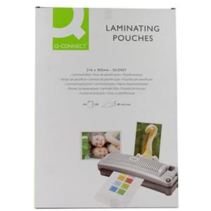 [MPQKF04114] Laminating Pouch (Q-Connect) A4 150 Micron (Each Side) x 100
