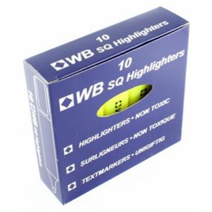 [MPQWX01111] Highlighter Pen (Hi-Glo) Yellow x 10