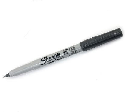 [MPQGL52211] Marker (Sharpie) Fine Black x 12