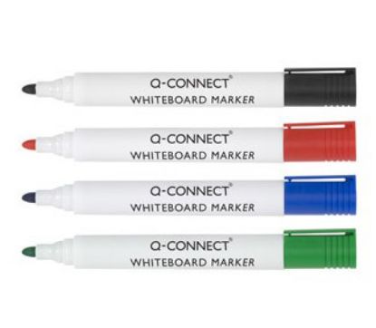 [MPQKF26038] Marker Drywipe (Q-Connect) Assorted Wallet Of 4