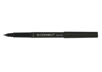 [MPQKF01068] Ohp Pen (Q-Connect) Permanent Fine Black x 10