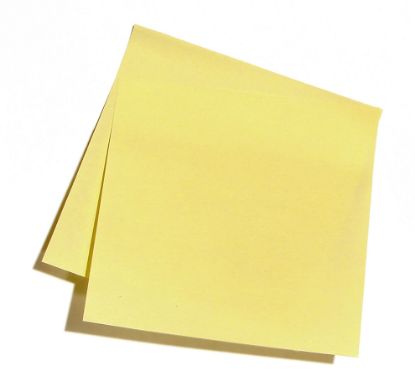 [MPQKF02161] Quick Note Yellow Fanfold 75 x 75mm x 12