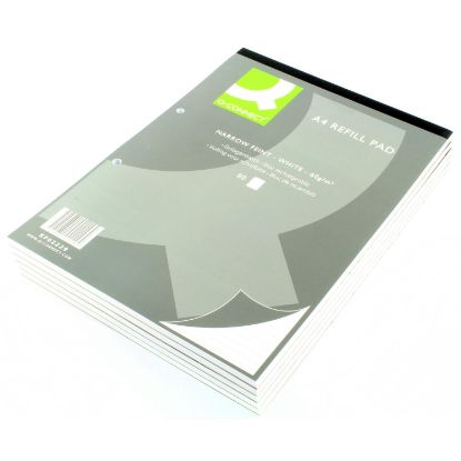 [MPQKF02227] Pad Refill (Q-Connect) A4 Ruled Feint 2 Hole 80 Pages x 10
