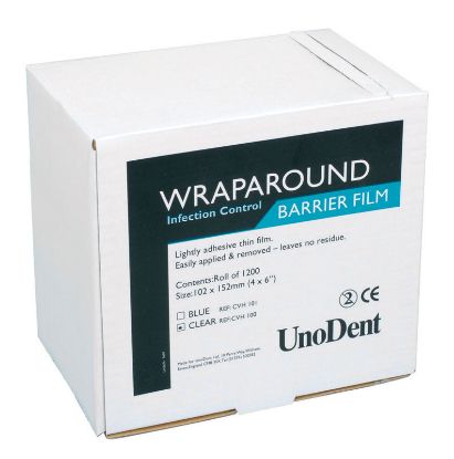 [MPDDCVH100] Barrier Film Roll Clear (Unodent) Wraparound x 1200