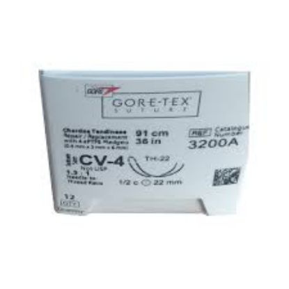 [MPS323200A-CLE] Suture Gore-Tex 1/2 Circle 22mm Th-22 x 12 Clearance Exp: 12/2026