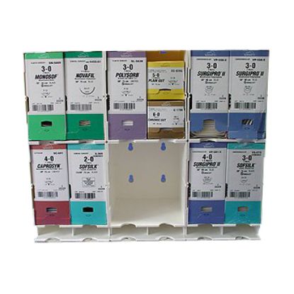 [MPMTDSR12L] Suture Cabinet (Medtronic) Revolving Holds 24 Boxes