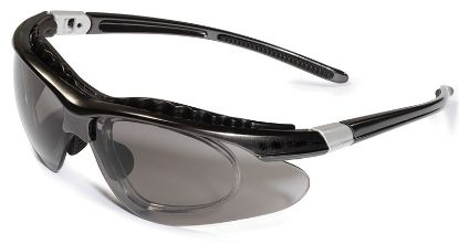 [MPDZPYS031] Equinox Safety Glasses (Unodent) Smoke Lens Black Frame x 1 Pair