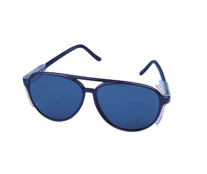 [MPDDPYG100] Spectacles Protective (Prospecs) Unisex Blue Frame/Tinted Lenses x 1 Pair