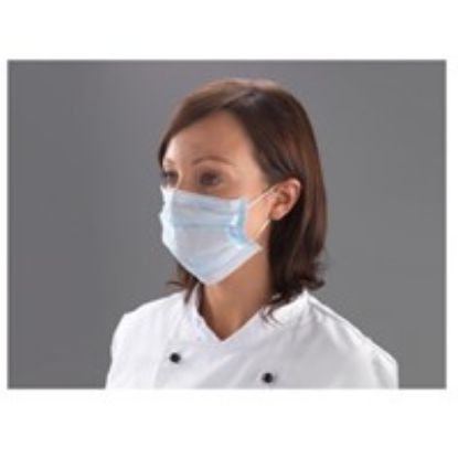 [MPHLDK01BL-CLE] Flite Type IIR Face Masks - Looped Blue x 50 (Unboxed)