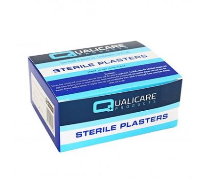[MPSURQP7073] PLASTER BLUE ASSORTED 5 SIZES (QUALICARE) X 100
