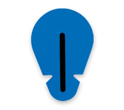 [MPAMSU00CC/100] ECG ELECTRODE BLUE SENSOR AMBU SU X100 (TAG TYPE)