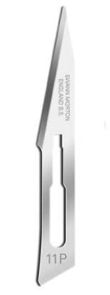 [MPSM3991] Scalpel Blades No. 11P Retractable Sterile Disposable x 25