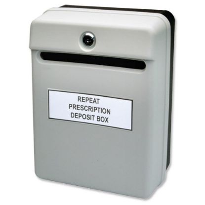 [MPMWBOX02A] Box Post/Suggestion Wall Mountable (Grey)