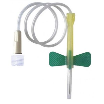 Butterfly Needle 21g 300mm Tubing - Green Unported