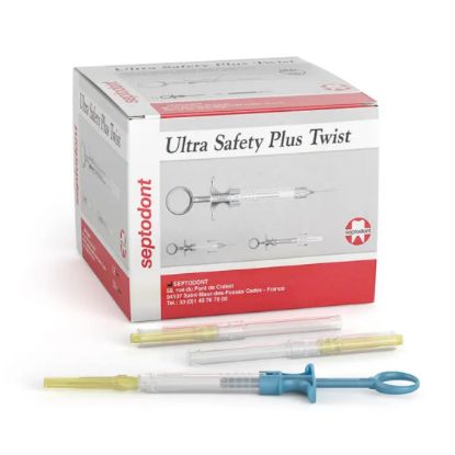 [MPDZASD260] Syringe System (Septodont) Ultra Safety Plus Twist Orange 27g Short 25mm