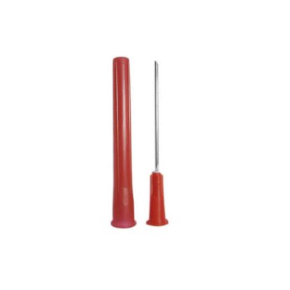 [MPBD303129] NEEDLE BLUNT FILL 18G X 1.5" 38MM (RED) DRAWING UP X 100