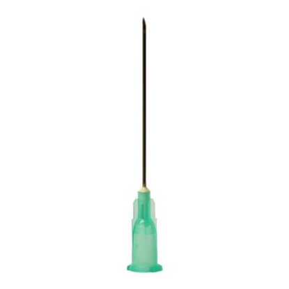 [MPTUAN2138R1] NEEDLE (AGANI) HYPODERMIC TERUMO-THIN 21G 1.5"GREENX100