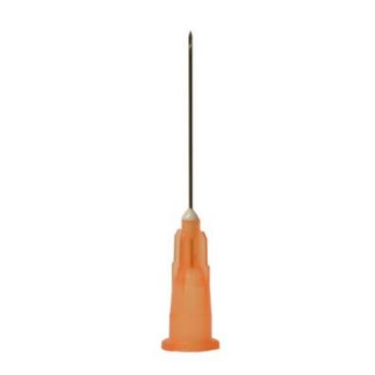 [MPTUAN2525R1] Needle (Agani) Hypodermic Terumo-Thin 25g 1" Orange x 100