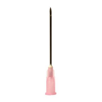 [MPTUAN1838R1] NEEDLE (AGANI) HYPODERMIC THIN 18G 1.5" PINK X 100