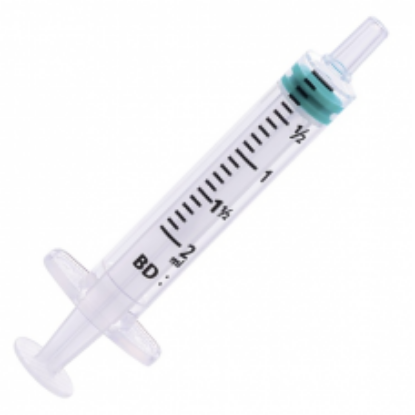 [MPBD307727] SYRINGE HYPODERMIC 2ML LUER SLIP (EMERALD) X 100