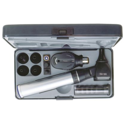 [MPKL1729-P-1053] Ophthalmoscope Practitioner Led / Fibre Optic Otoscope Keeler Diagnostic Set 2.8V