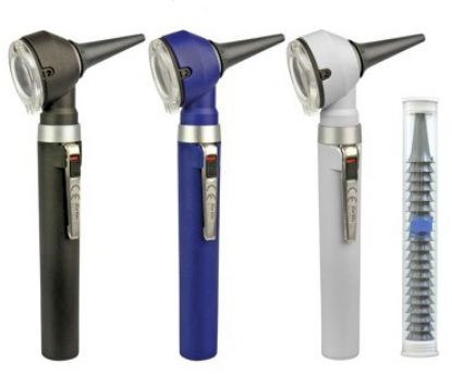 Kawe Piccolight Fibre Optic Otoscope + 20 Disposable Tips