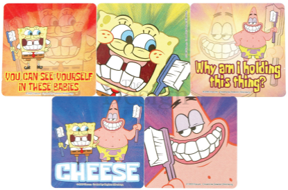 [MPBWL1082561] Stickers Motivator (Sherman) Spongebob Square Pants x 100