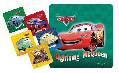 [MPDDPMM018] Stickers Motivator (Medibadge) Disney Cars x 90