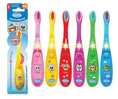 [MPDZPAT804] Toothbrush (Bbrite) Twinklers Club Cutie Wave Flashing x 12