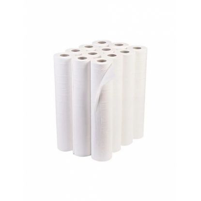 [MPKHMW10P] Couch / Bed Roll 2 Ply White x 12 Pure Paper