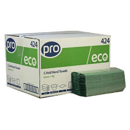 [MPPJ424] Paper Towel 1 Ply C-Fold Green x 2400